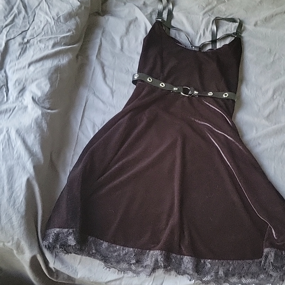 Gothic velvet dress!